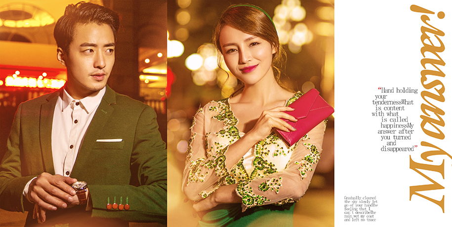 点击大图看下一张：霓虹灯下的爱情 婚纱摄影