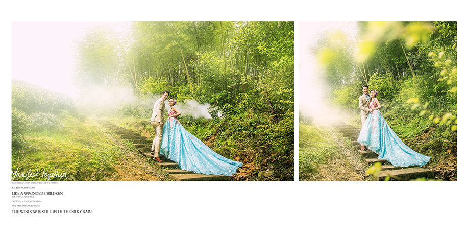 点击大图看下一张：绿色时光 婚纱摄影