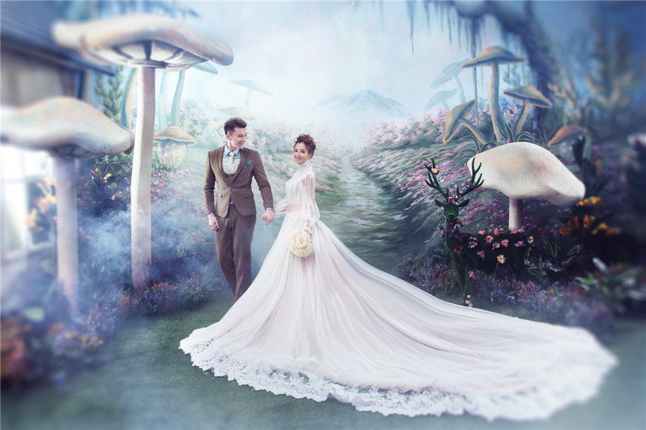 点击大图看下一张：梦的世界 婚纱摄影