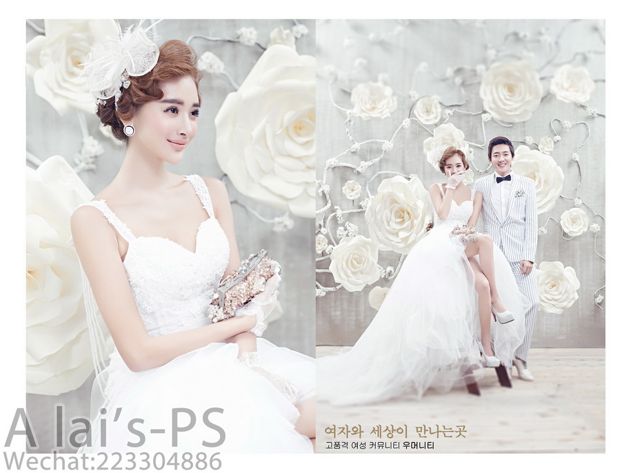 点击大图看下一张：白色的梦 婚纱摄影