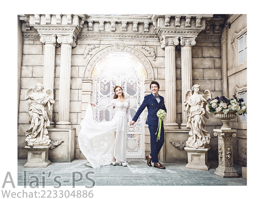 点击大图看下一张：爱上你的微笑 婚纱摄影