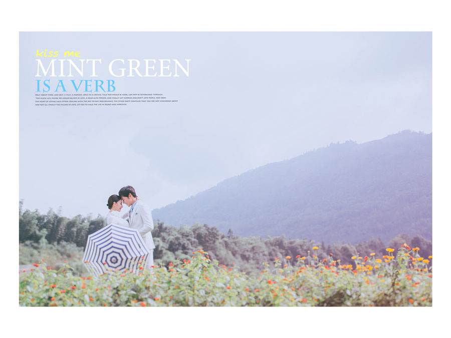 点击大图看下一张：kiss me 婚纱摄影