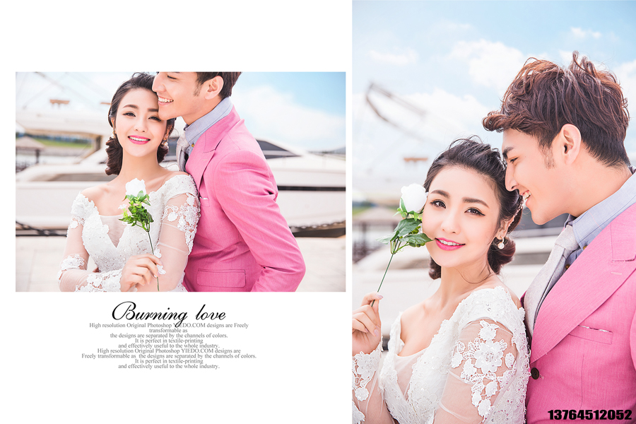 点击大图看下一张:爱上你的微笑 婚纱摄影