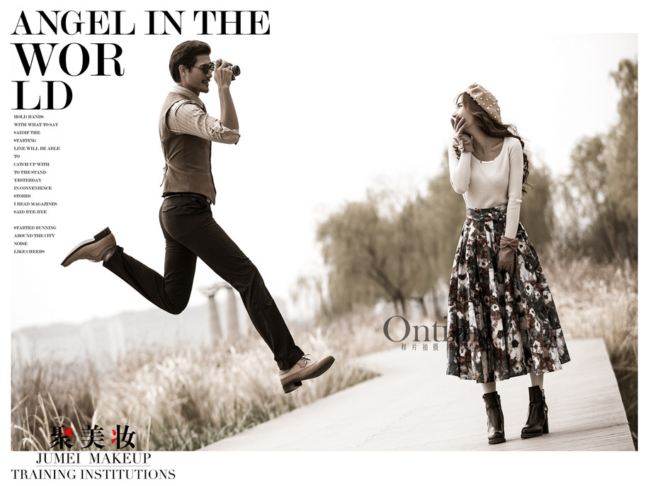 点击大图看下一张：定格瞬间 婚纱摄影