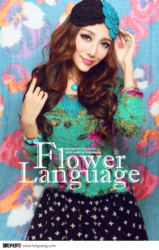 点击大图看下一张：Flower Language 写真摄影