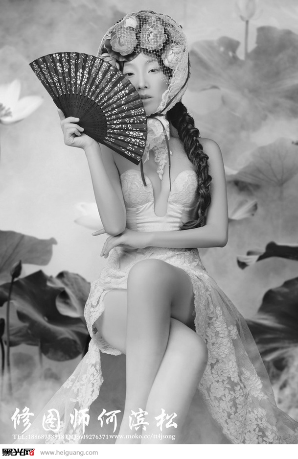 点击大图看下一张：荷 写真摄影