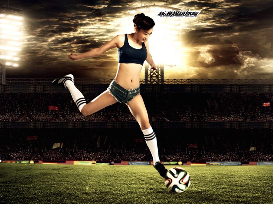 点击大图看下一张：足球宝贝创意照助威世界杯(上) 写真摄影