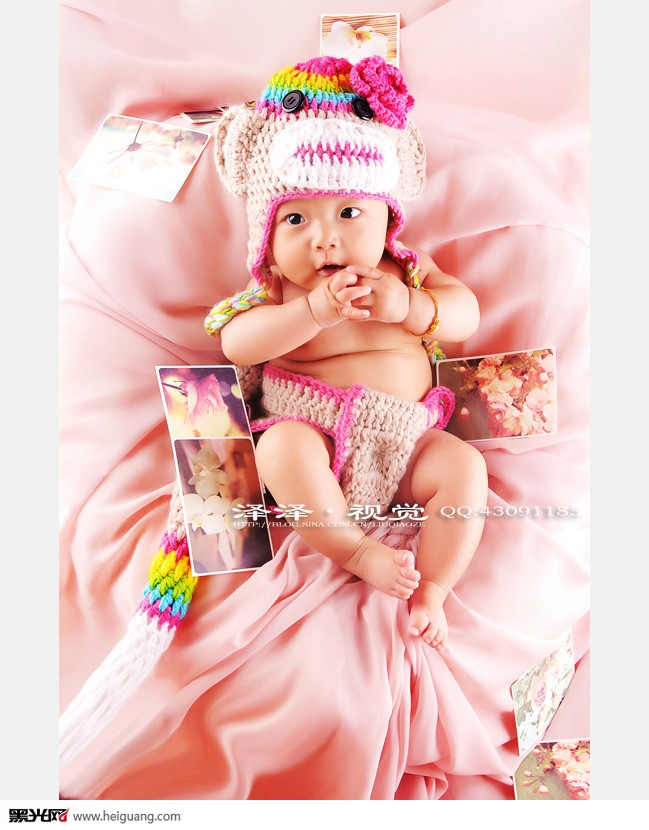 点击大图看下一张:wany的百天 儿童摄影