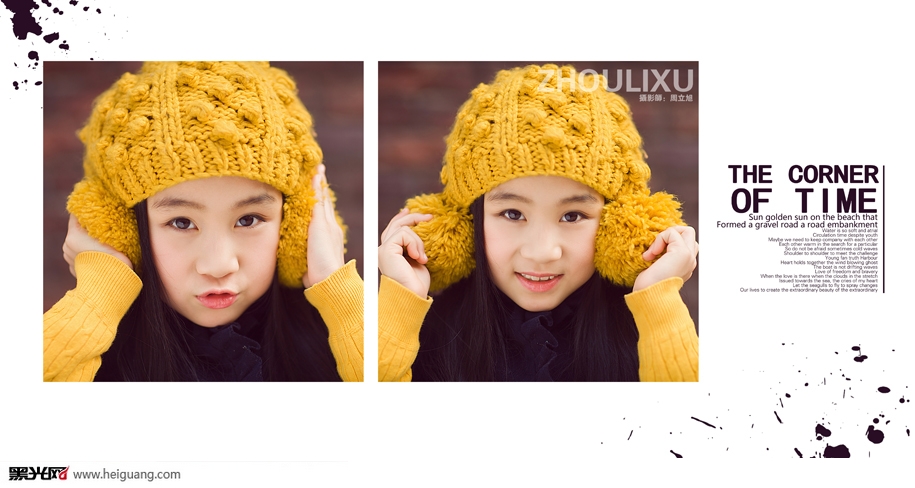 点击大图看下一张：墙角光阴 儿童摄影