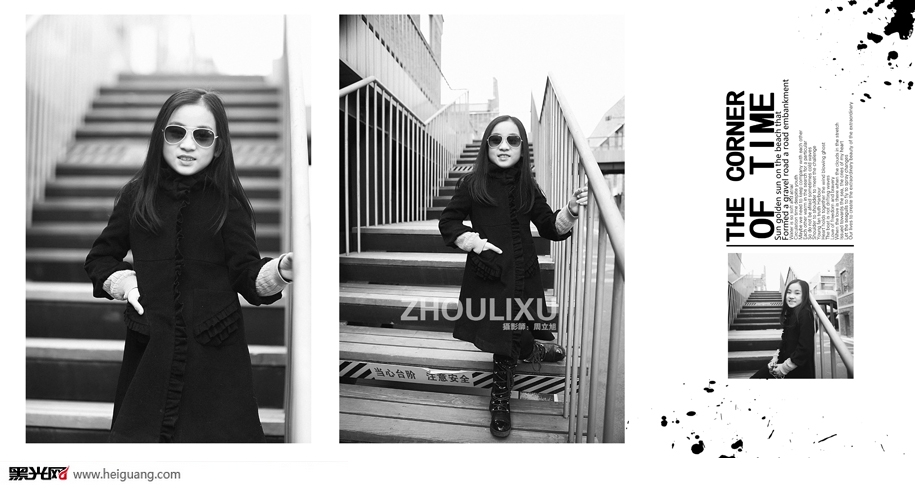 点击大图看下一张：墙角光阴 儿童摄影