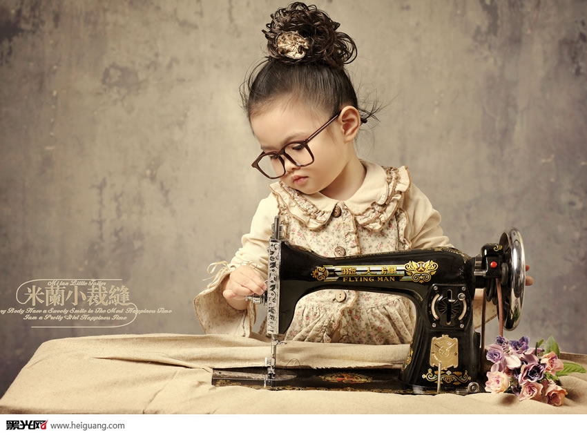 点击大图看下一张:米兰小裁缝 儿童摄影