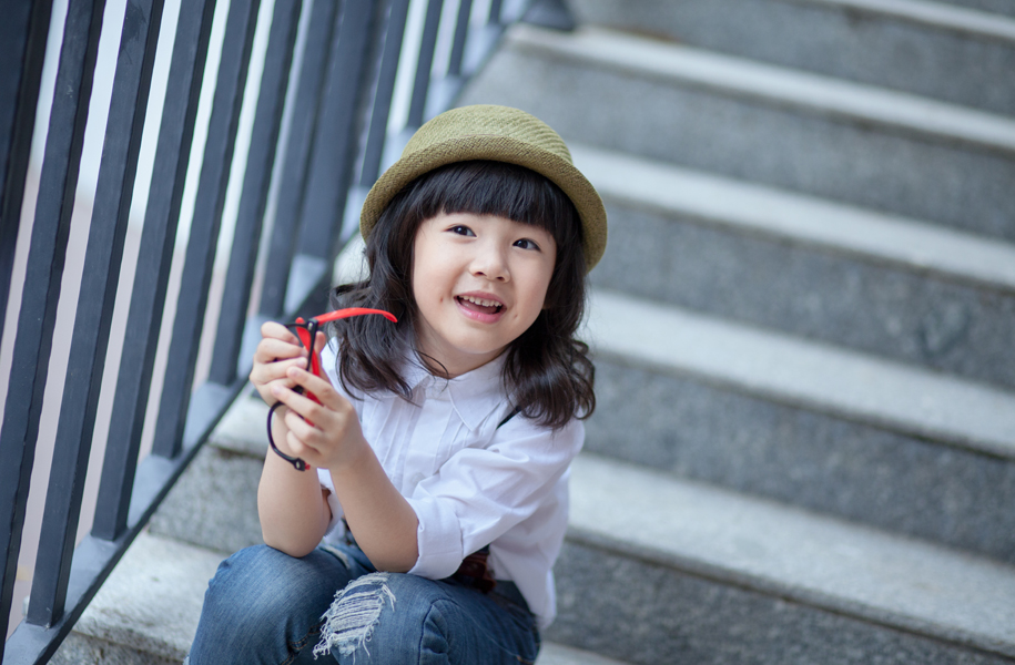 点击大图看下一张：日系风 儿童摄影