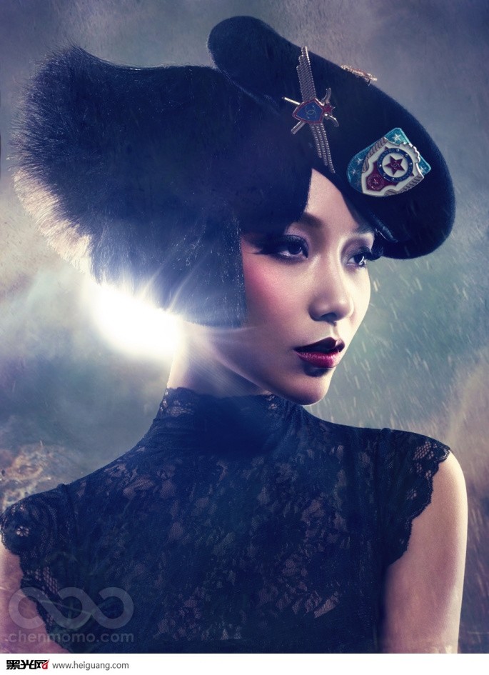 点击大图看下一张:另类妆面 化妆造型