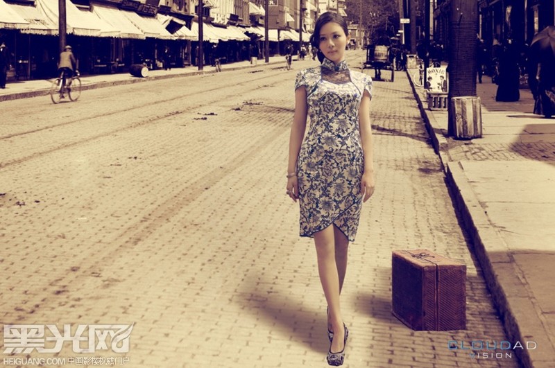 点击大图看下一张:夜上海 数码后期