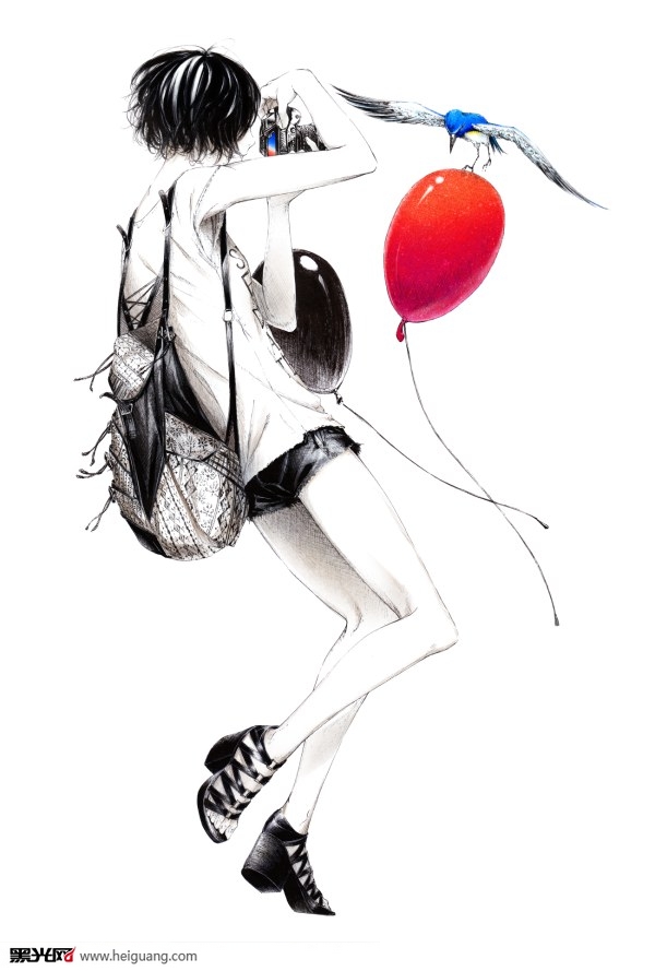 点击大图看下一张:爽々插画 设计欣赏