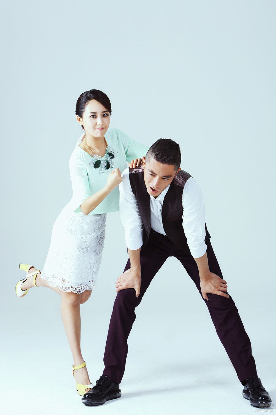 点击大图看下一张：霍建华,杨紫深情甜蜜写真图片6