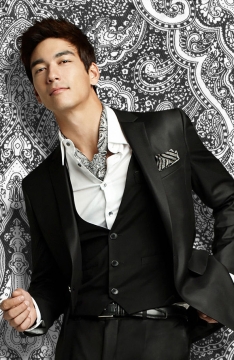 韩国国标级男神-丹尼斯·吴-格子条纹的魅力