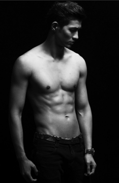 肌肉型男李子峰高清半裸黑白写真-展完美健硕身材
