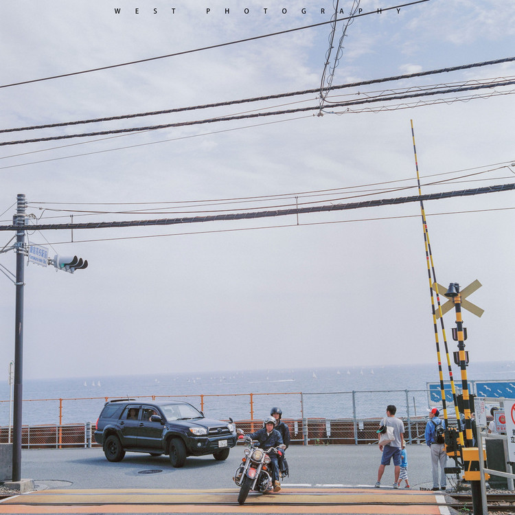 点击大图看下一张：夏日的湘南海岸