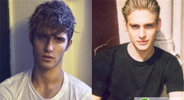 点击大图看下一张：看男神轻松玩转潮流造型