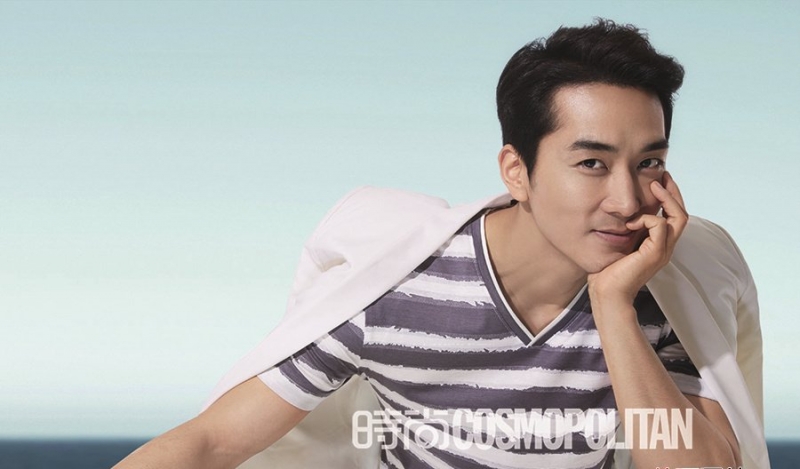 点击大图看下一张：宋承宪最新写真大片 性感自信