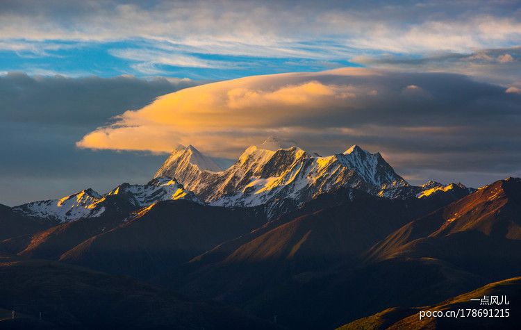 点击大图看下一张：川西行 雪山