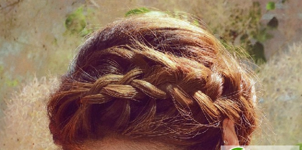 点击大图看下一张：霍建华林心如婚纱照曝光 林心如法式编发人比花娇