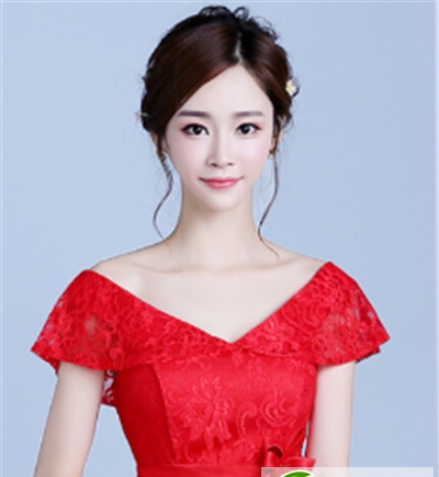 点击大图看下一张：优雅新娘发型轻松get