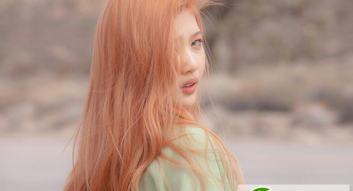 点击大图看下一张：韩国女明星染发颜色盘点 彩色系染发流行色图片
