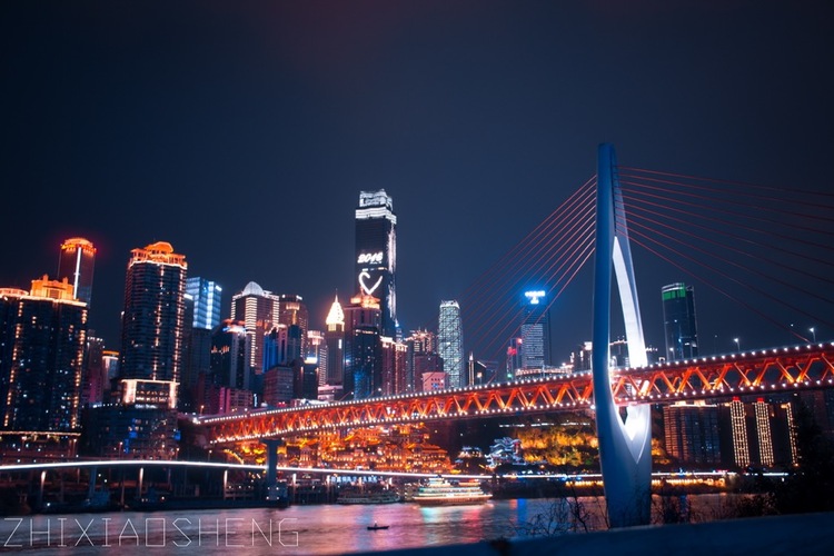 点击大图看下一张：重庆夜景 灯火阑珊
