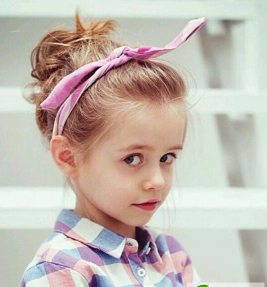 点击大图看下一张：最美小女孩发型设计 2016年儿童流行发型