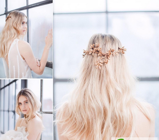 点击大图看下一张：2016新娘发型大全 最新欧式新娘妆发设计