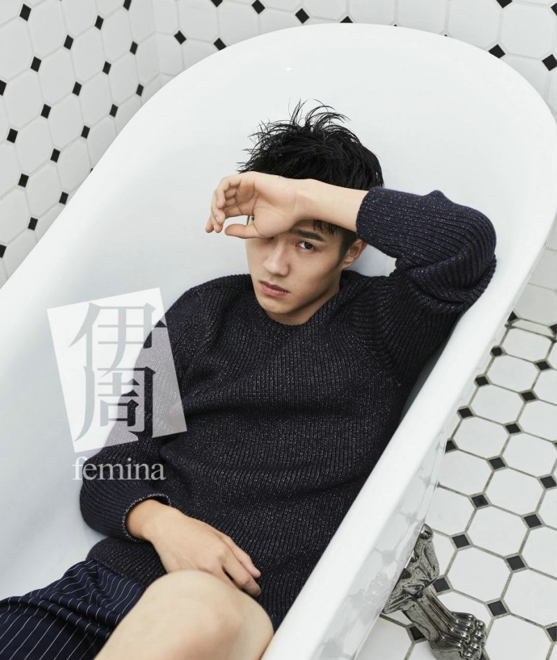 点击大图看下一张:刘昊然最新写真 伊周Femina新刊大片曝光