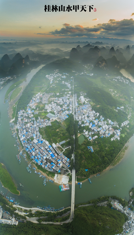 点击大图看下一张：桂林山水甲天下