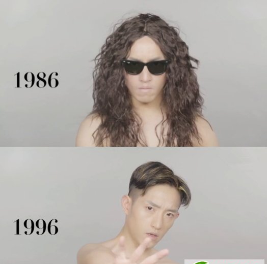 点击大图看下一张：中国男人100年发型史 2016年流行发型竟然是这款
