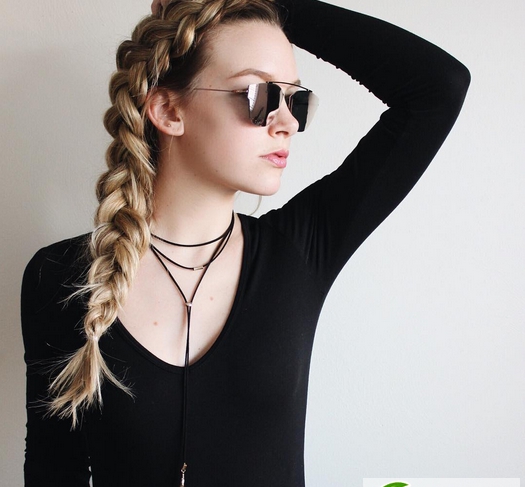 点击大图看下一张：最新女生扎头发发型 自己扎什么发型好看