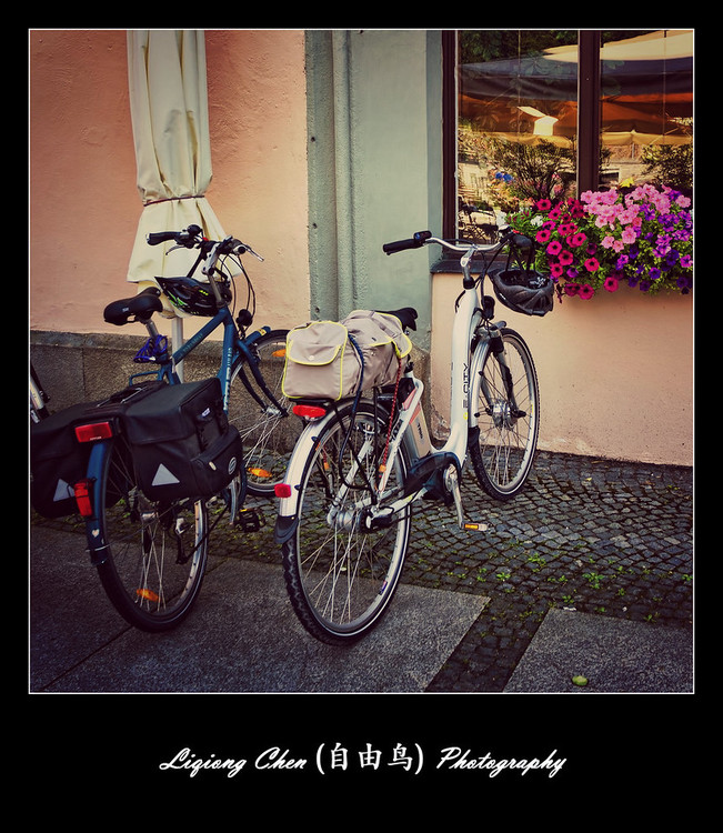 点击大图看下一张：德国帕萨 街上的美女美食美景