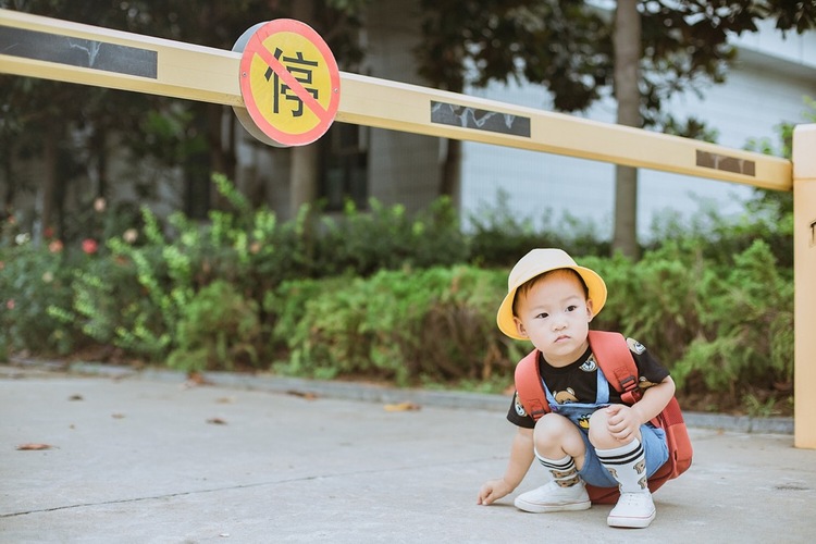 点击大图看下一张：背上书包去上学