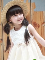 最新韩式儿童马尾扎发　可爱萝莉初养成