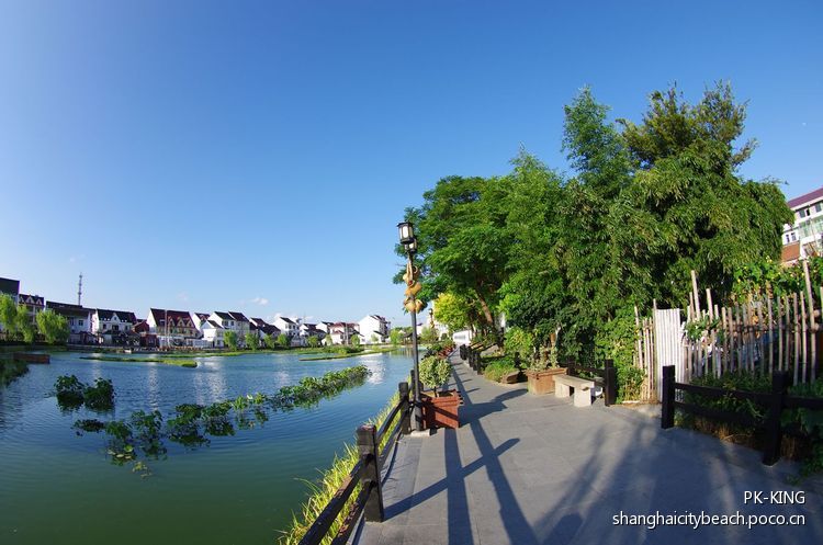 点击大图看下一张：中国最美休闲乡村 上海金山嘴渔村
