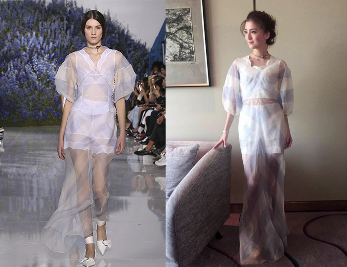 点击大图看下一张：吴千语造型百变 女神时尚感燃屏