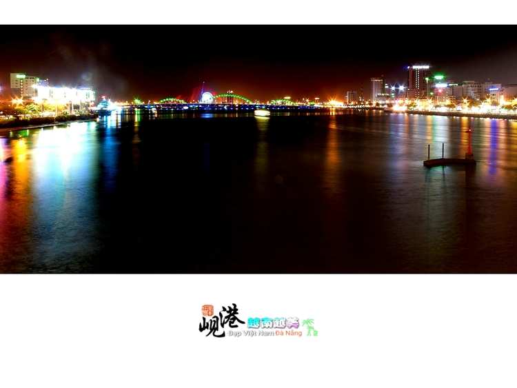 点击大图看下一张：越南之旅第五站：岘港——韩江夜景