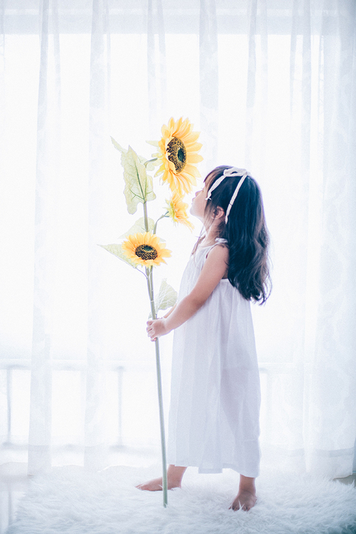 点击大图看下一张：向阳花的小精灵