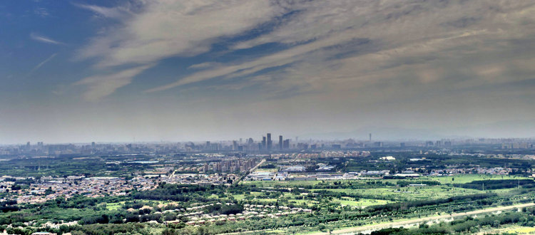 点击大图看下一张:空中俯瞰北京