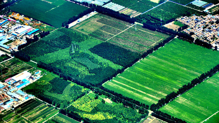 点击大图看下一张:空中俯瞰北京