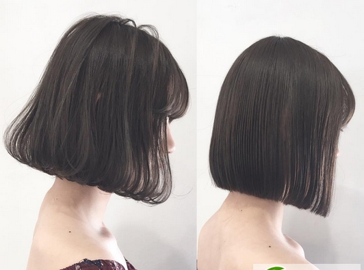 点击大图看下一张：直发VS内扣卷 韩式简约派短发造型二选一