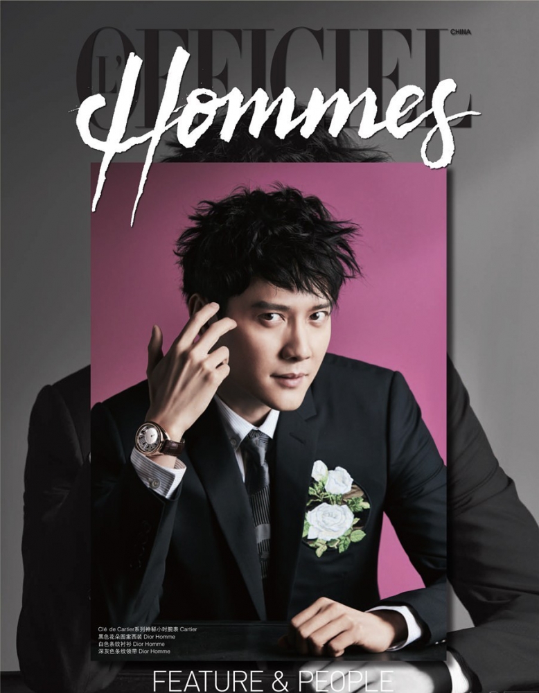 点击大图看下一张：冯绍峰最新写真 登《时装男士》杂志封面曝光