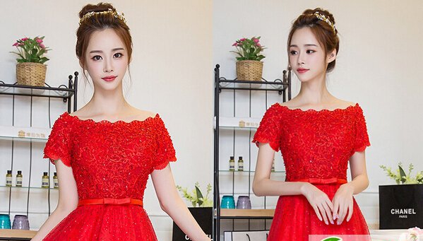 点击大图看下一张：唯美新娘发型合集　甜美浪漫的新娘盘发