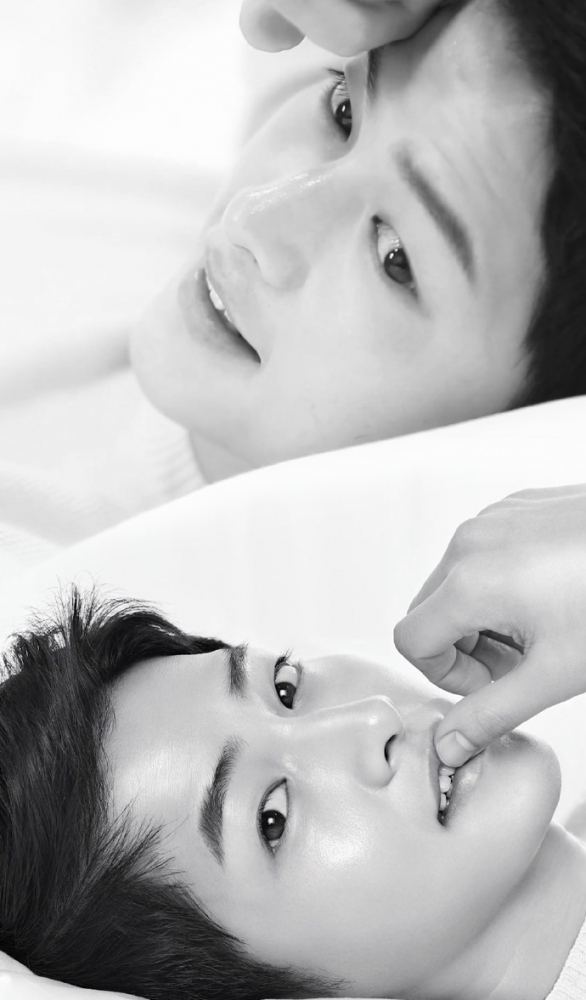 点击大图看下一张：宋仲基化妆品代言变身暖男 尽显牛奶皮肤