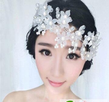 点击大图看下一张：韩式新娘发型图片 2016新款新娘发型设计